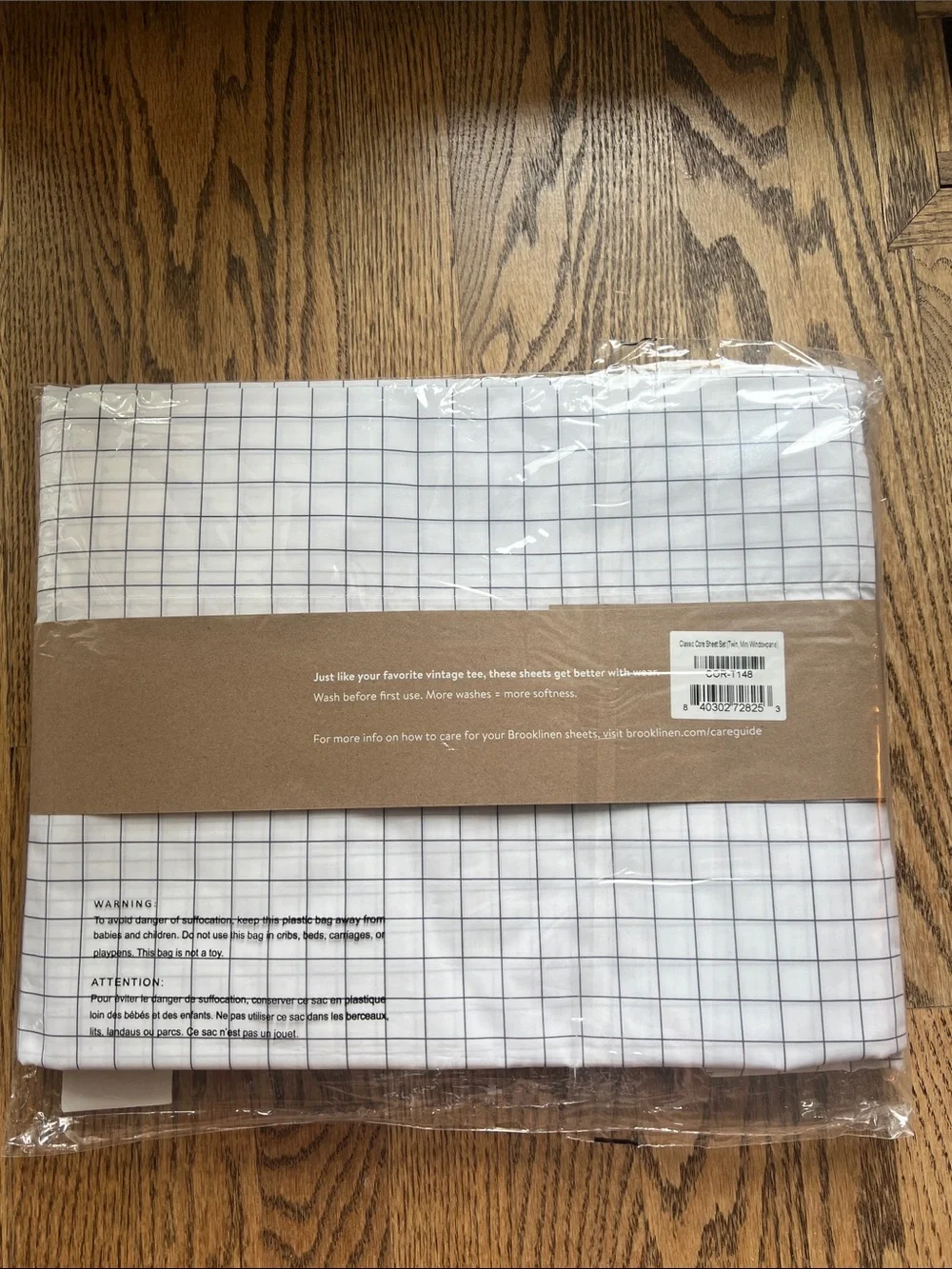 Brooklinen Percale Twin Core Sheet Set